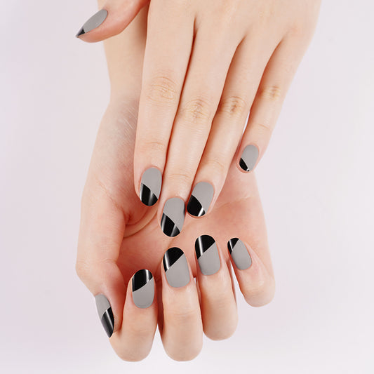 Lavender Black Grey Diagonal