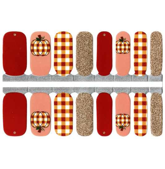 Dark Red Pumpkin Patch Chic