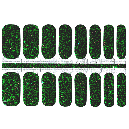 Dark Slate Gray Green Sequin Glitter with Dark Background