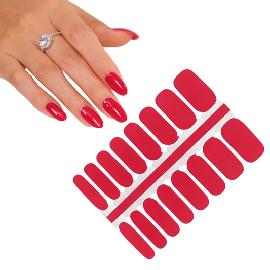 White Smoke Red Solid Color