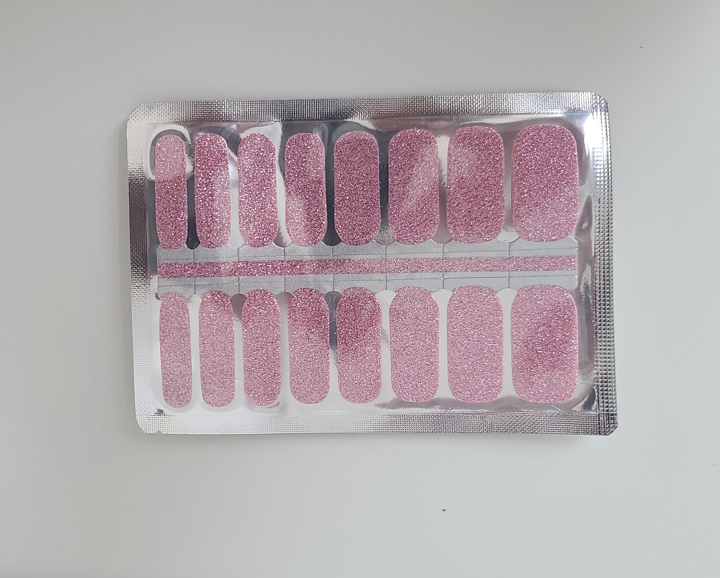 Gray Solid Pink Sparkle Glitter