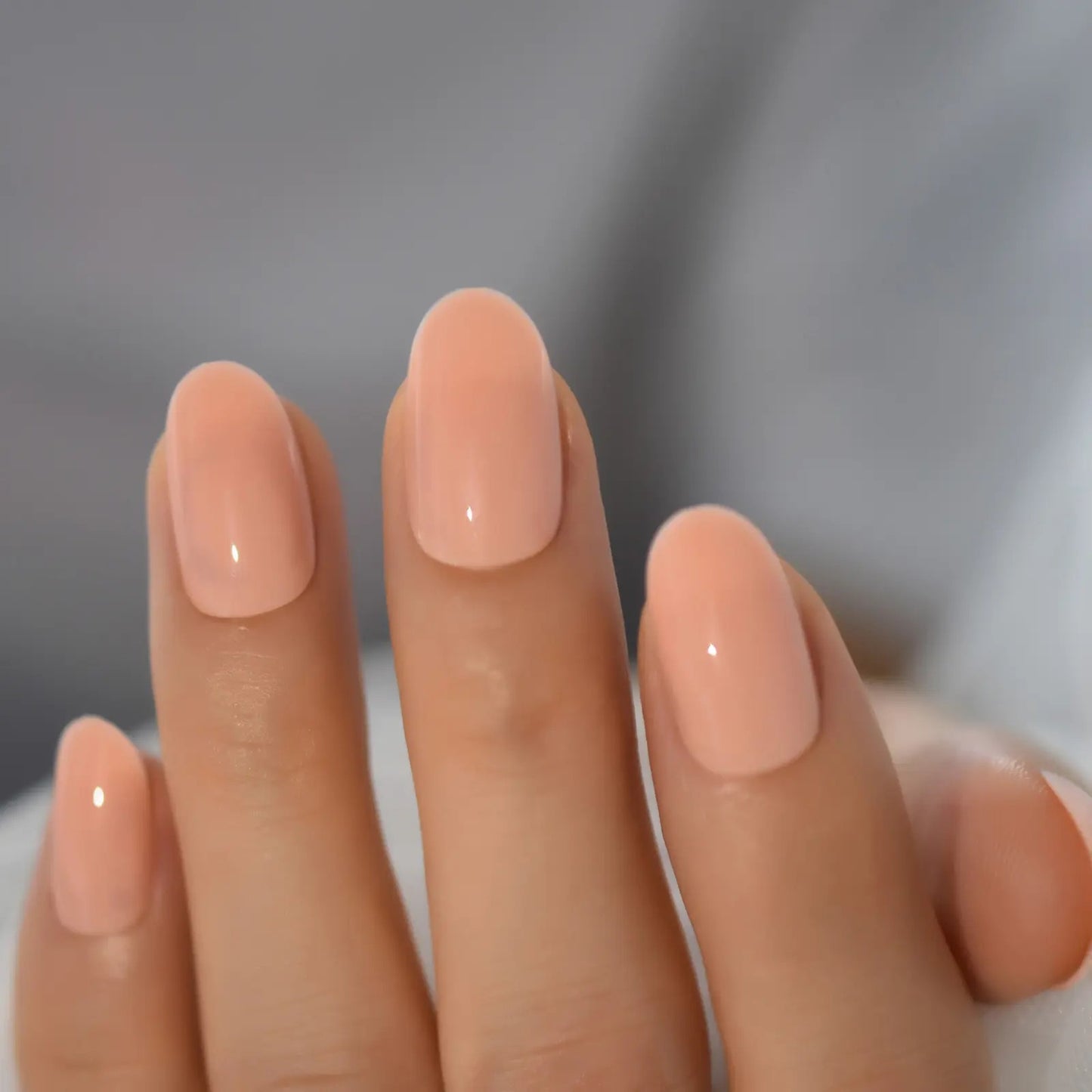Light Slate Gray Solid Color Nude Beige Peach Cream
