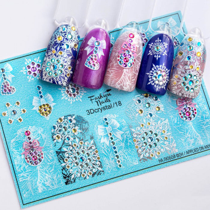 Lavender Frosty Ornaments