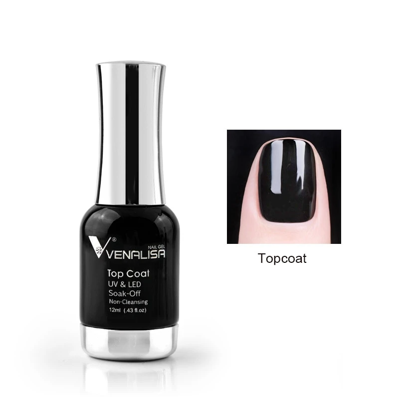White Smoke Venalisa Gel Top Coats and Base Coats - Matte, Tempered, Long Wear