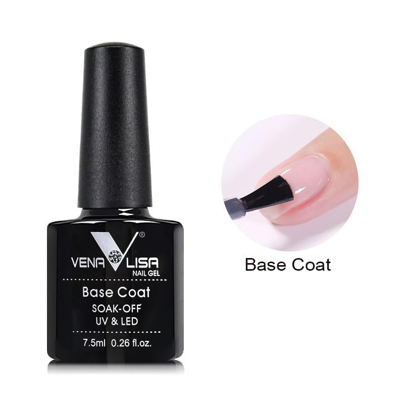 White Smoke Venalisa Gel Top Coats and Base Coats - Matte, Tempered, Long Wear