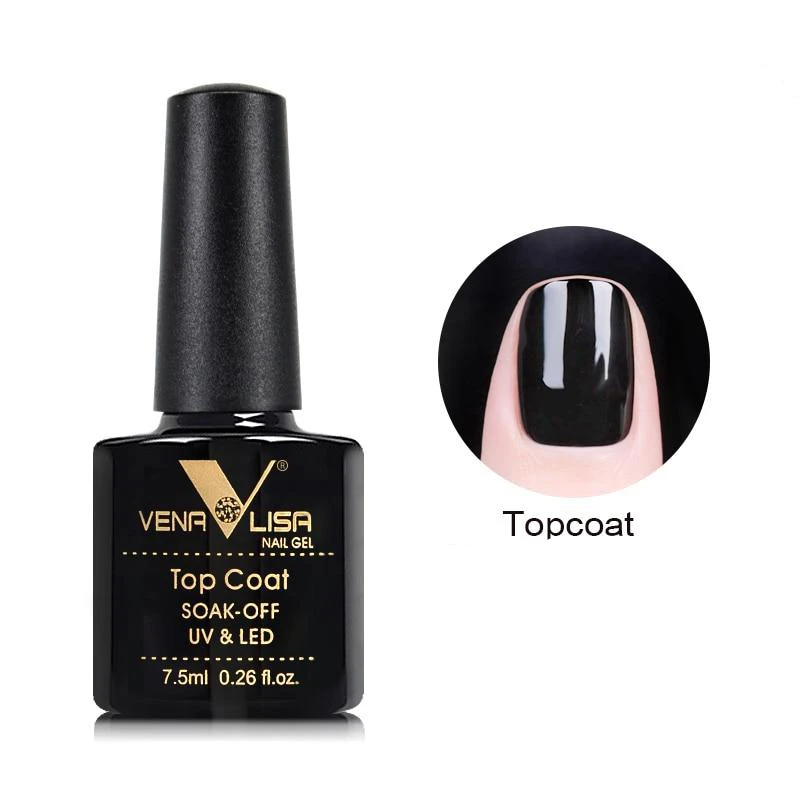 White Smoke Venalisa Gel Top Coats and Base Coats - Matte, Tempered, Long Wear
