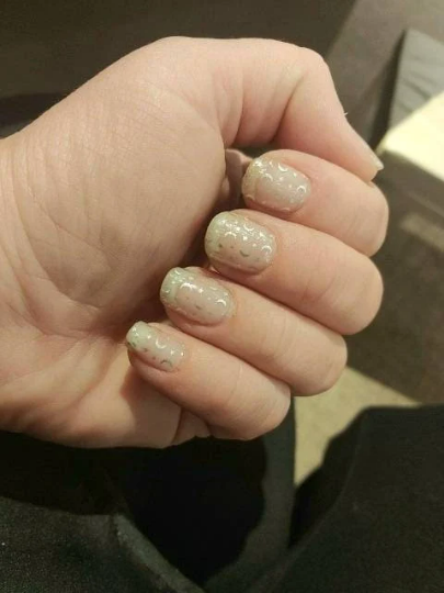 Black Silver Half Moons with Stars Clear Background Negative Space Overlay