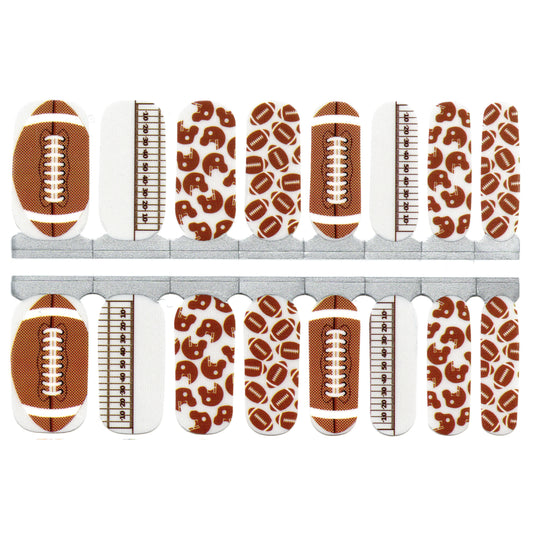 White Smoke Superbowl American Football Brown and White