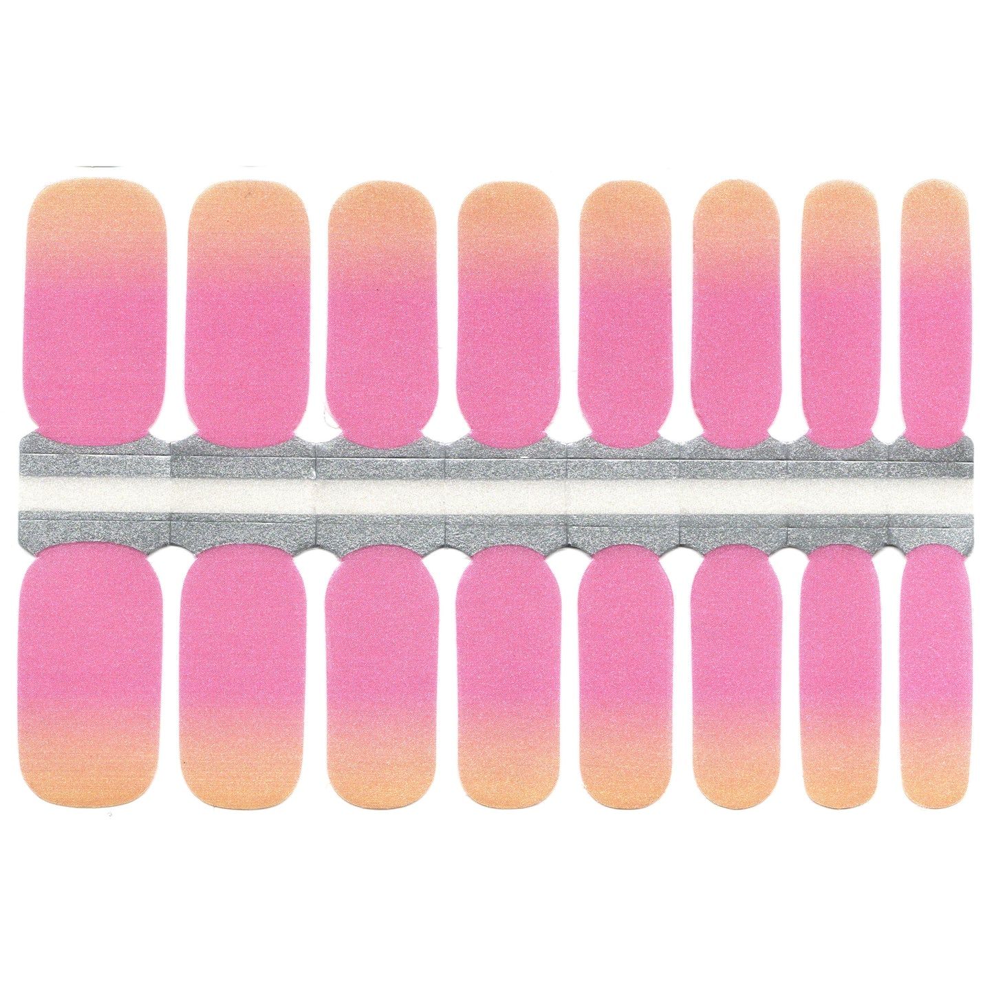 Pale Violet Red Orange and Pink Ombre Gradient Solid Color with Slight Shimmer