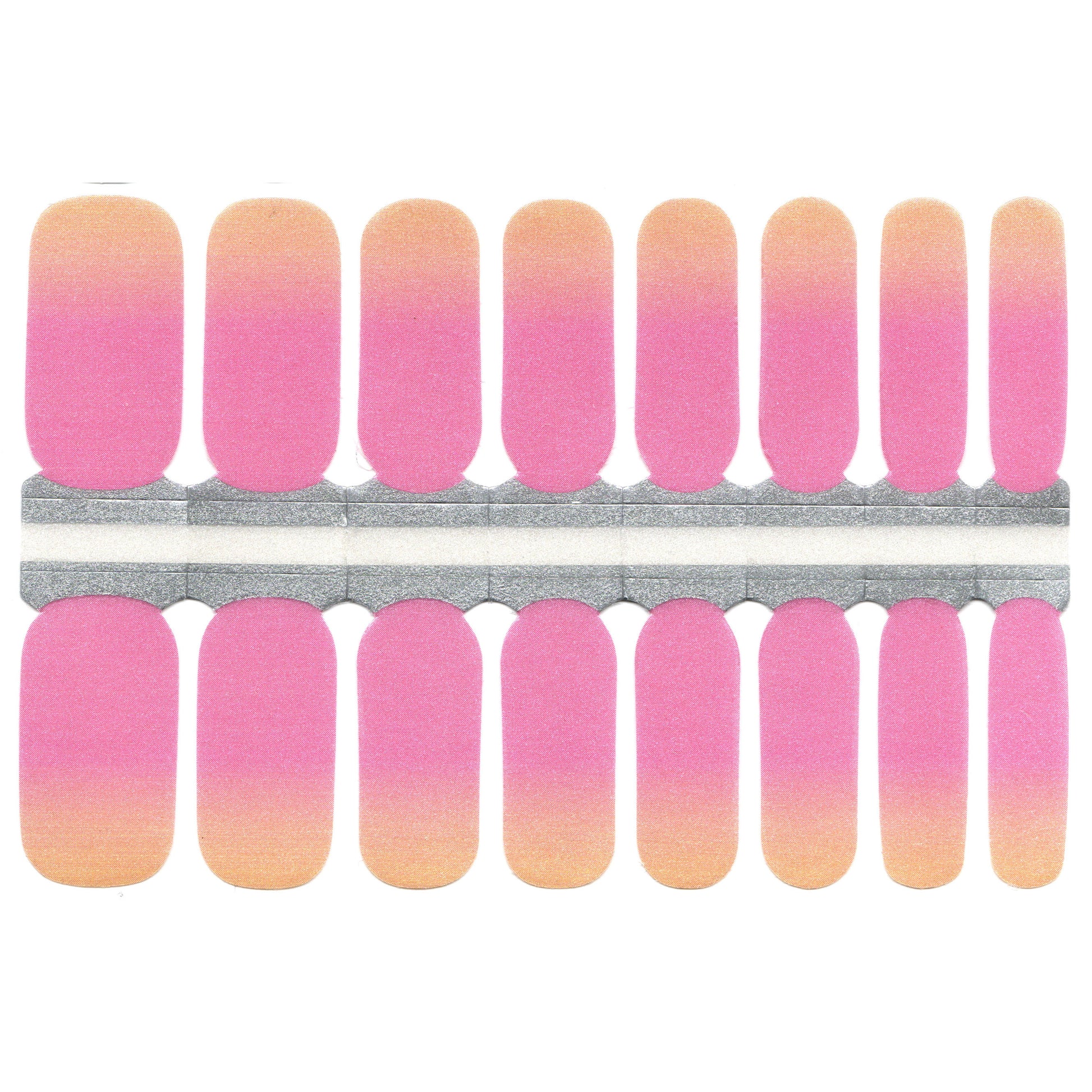 Pale Violet Red Orange and Pink Ombre Gradient Solid Color with Slight Shimmer