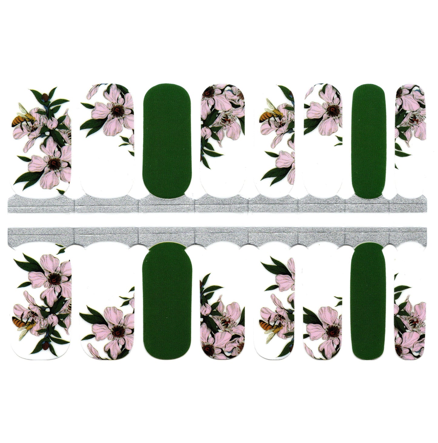 White Smoke Save the Bees Green and Pink Flowers with Bee Kind White Background