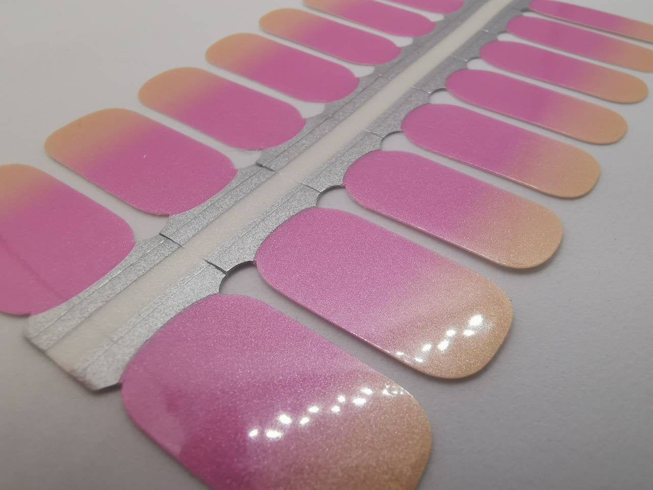 Rosy Brown Orange and Pink Ombre Gradient Solid Color with Slight Shimmer