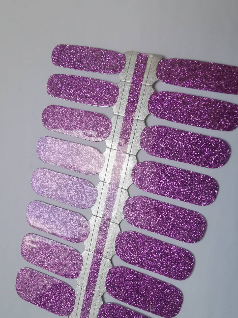 Dark Gray Solid Purple Sparkle Glitter