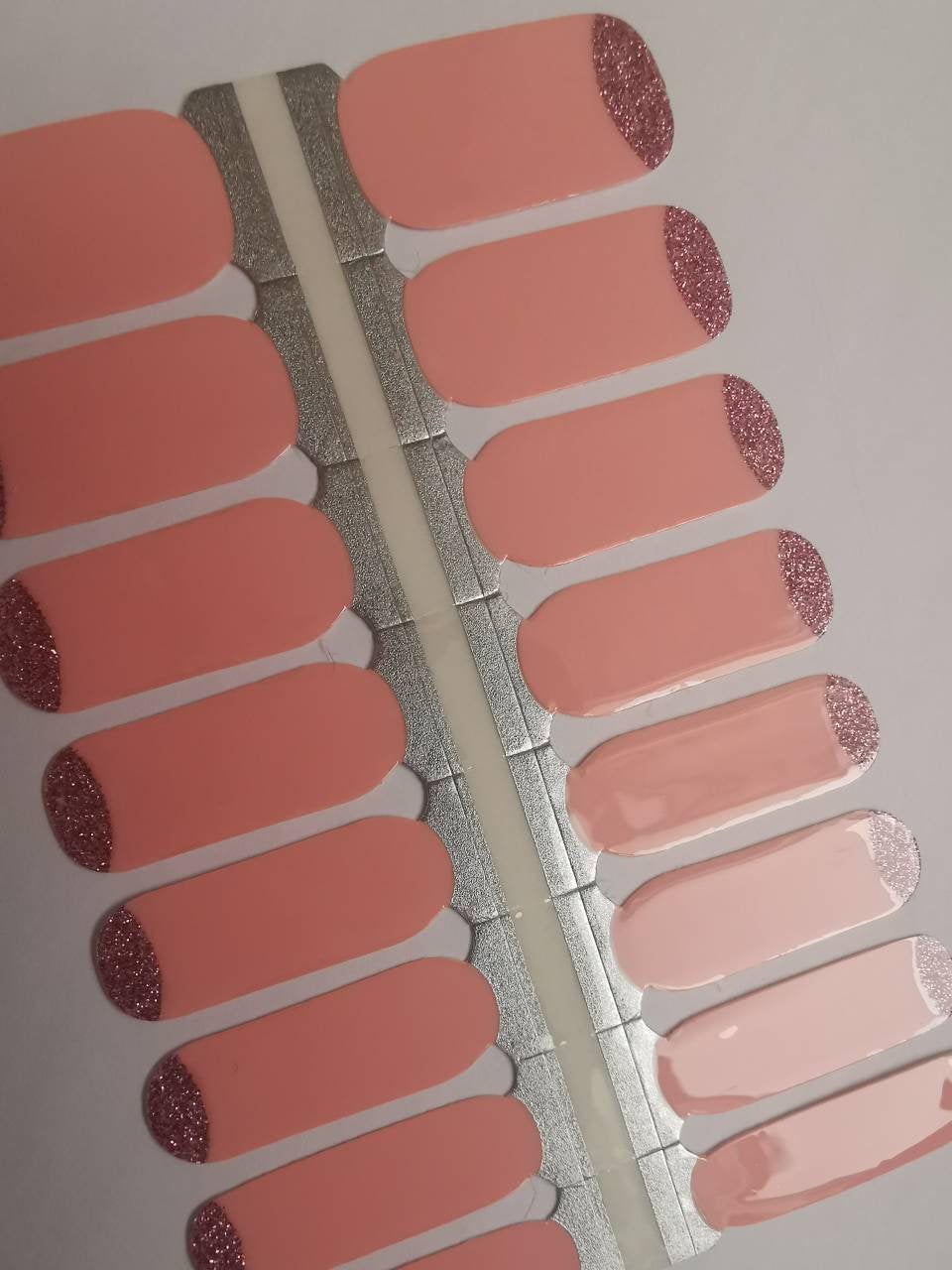 Dark Gray Pink Solid with Pink Glitter Base