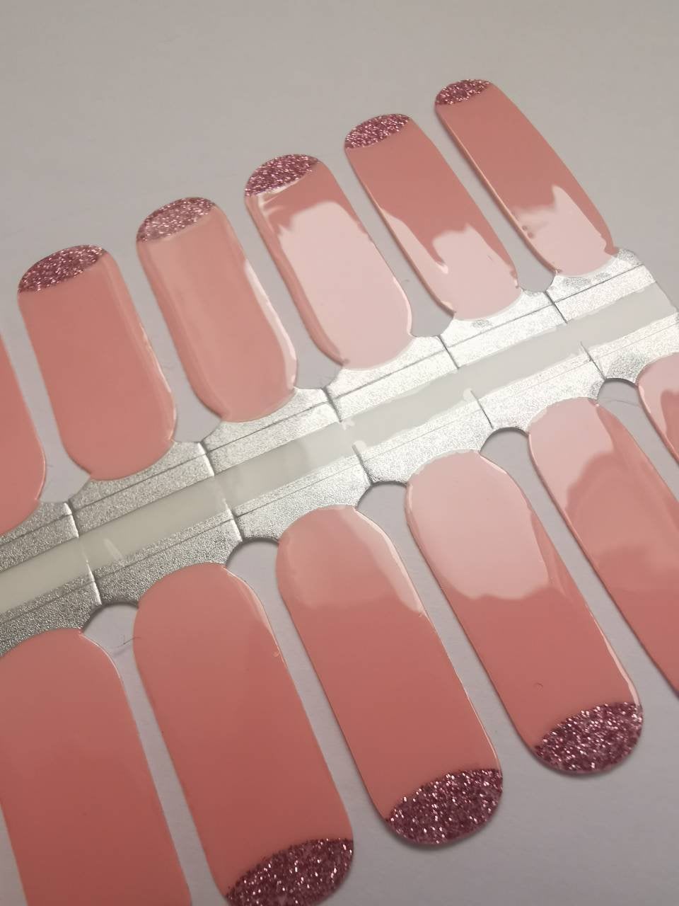 Dark Gray Pink Solid with Pink Glitter Base
